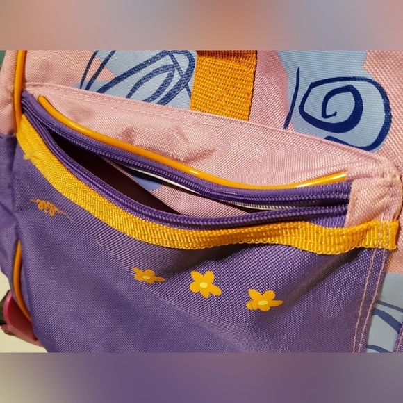 90s BARBIE purple and pink rolling travel tote bag book bag dance bag - Picture 15 of 16